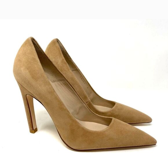 Good American The Icon Pump in Suede Nude 7.5 - Picture 9 of 9